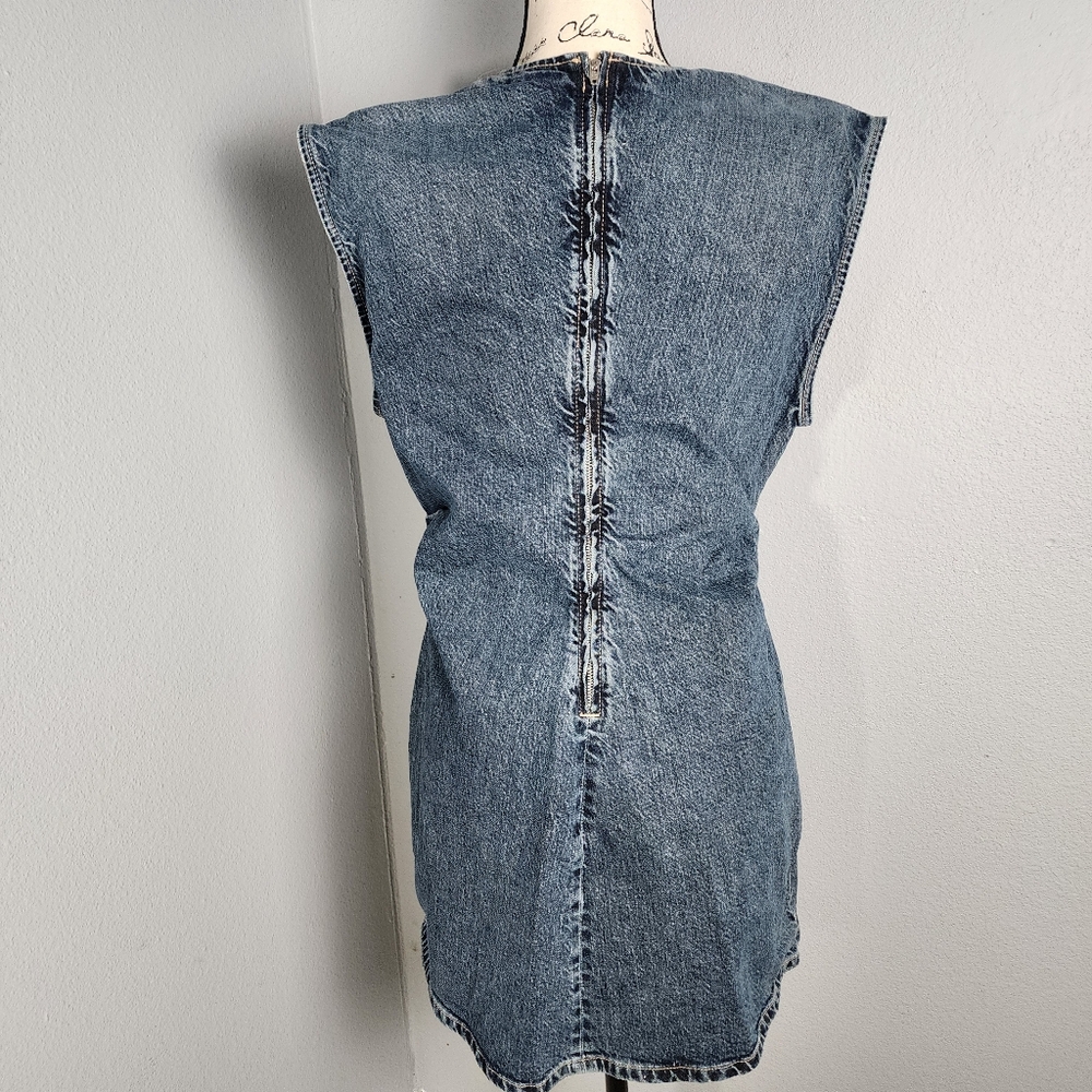 Zara Denim Dresz, Large - Picture 6 of 14